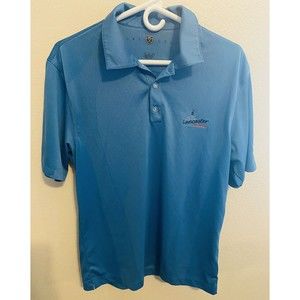 Nike Golf Dri-Fit Polo Blue Medium Shirt Lancaster Country Club
